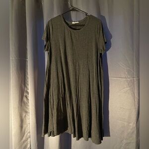 Grey t-shirt dress